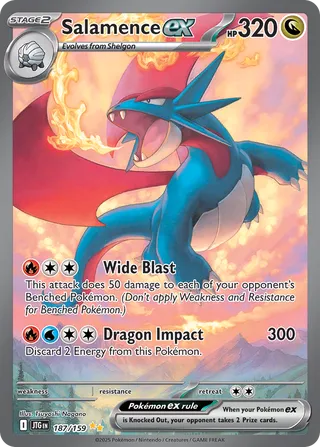 Salamence ex (Journey Together 187/159)
